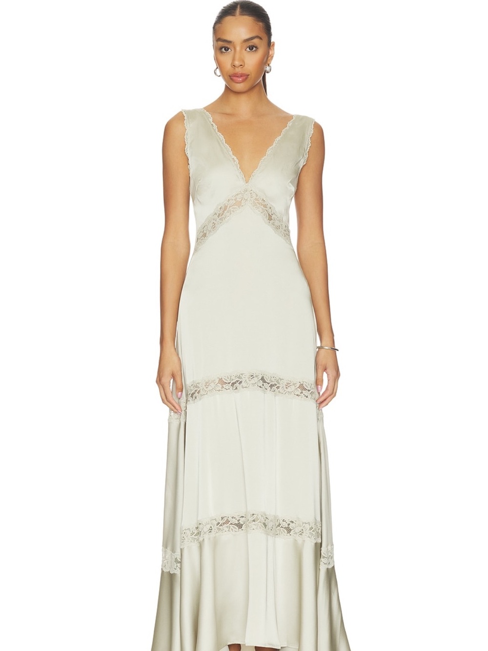 Revolve x Ivana Ramirez Claire Maxi Dress in Sage